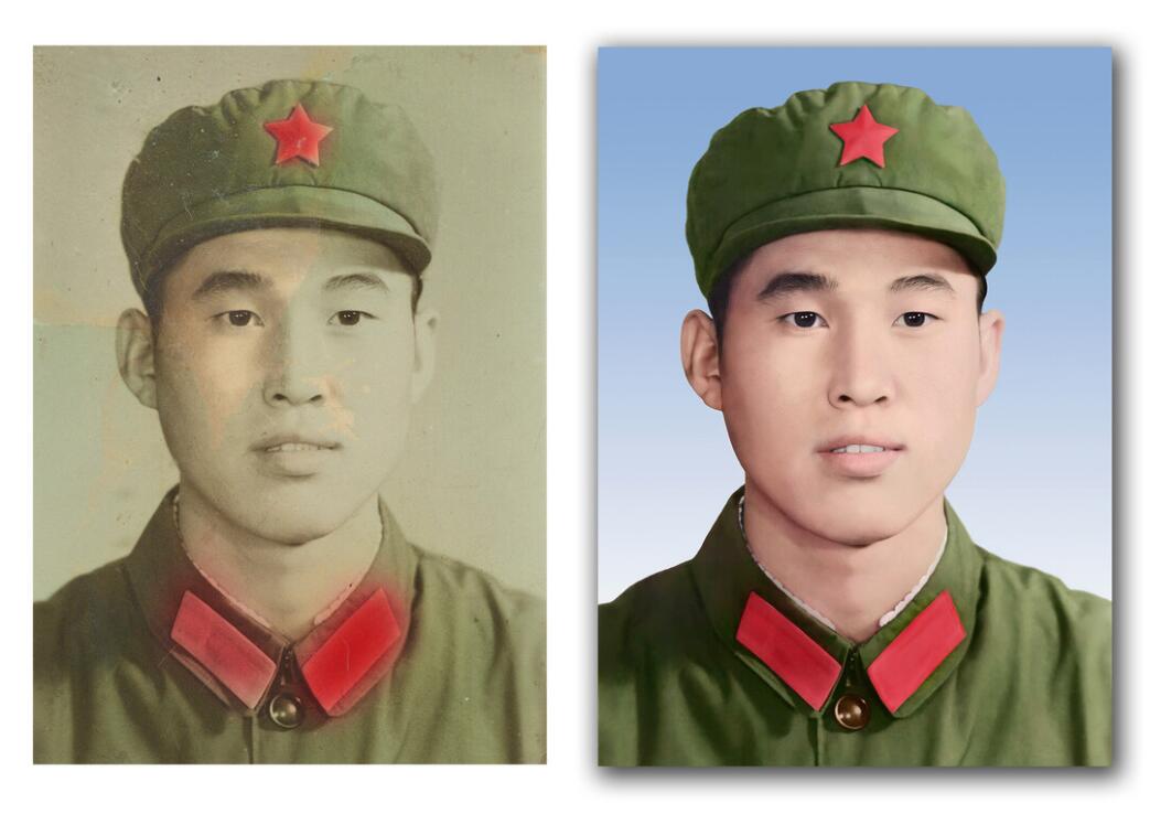 高陵破损照片修复-18